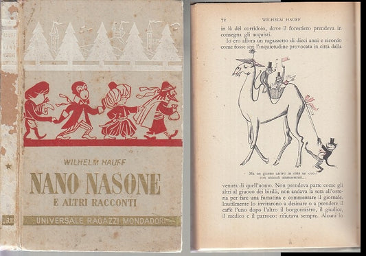 LB- NANO NASONE E ALTRI RACCONTI - WILHELM HAUFF - MONDADORI --- 1951- C- XFS38