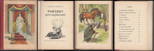 LB- POHADKY PRO NEJMENSI ILLUSTRATO - BOZENA NEMCOVA - PRAGA --- 1947- C- XFS18