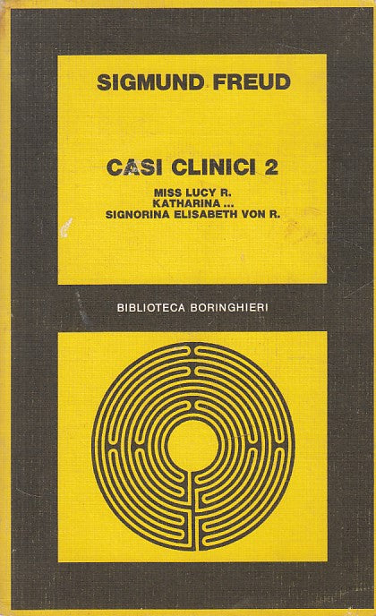 LS- CASI CLINICI 2 - FREUD - BORINGHIERI - BIBLIOTECA- 1a ED.- 1975 - B - ZFS144