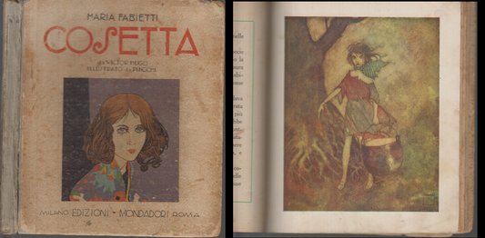 LB- COSETTA ILLUSTRATO - MARIA FABIETTI PINOCHI - MONDADORI --- 1924- C- XFS41