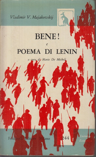 LN- BENE! POEMA DI LENIN - VLADIMIR VMAJAKOVSKIJ - FELTRINELLI--- 1958- B- XFS41