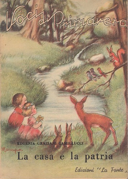 LB- VOCI DI PRIMAVERA LA CASA E PATRIA - GRAZIANI CAMILLUCCI ---- 1950- S- XFS41