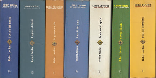 LF- LA RUOTA DEL TEMPO LIBRI 1/7 - ROBERT JORDAN - FANTASY--- 2002- B- YFS999