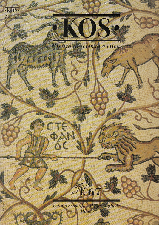 LR- KOS N.67 RIVISTA SCIENZE ED ETICA -- EUROPA SCIENZE UMANE--- 1991- B- ZFS653