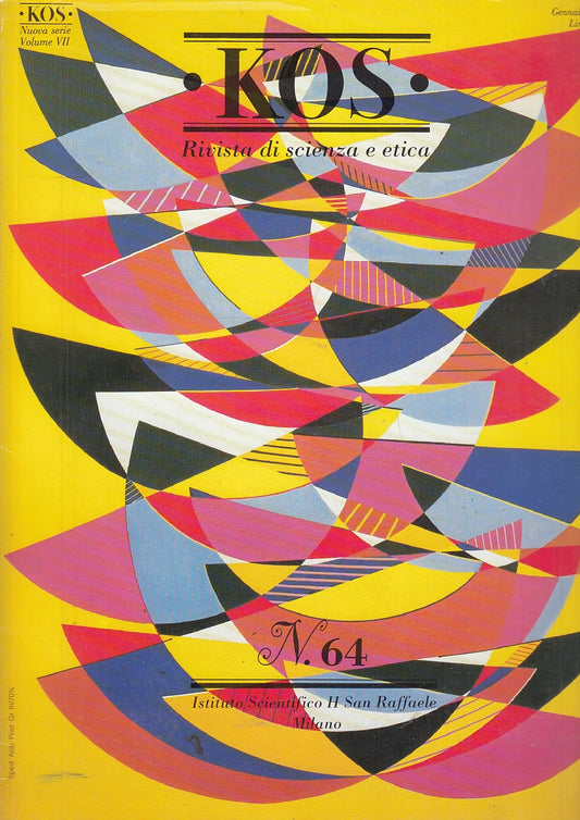 LR- KOS N.64 RIVISTA SCIENZE ED ETICA -- EUROPA SCIENZE UMANE--- 1991- B- ZFS653