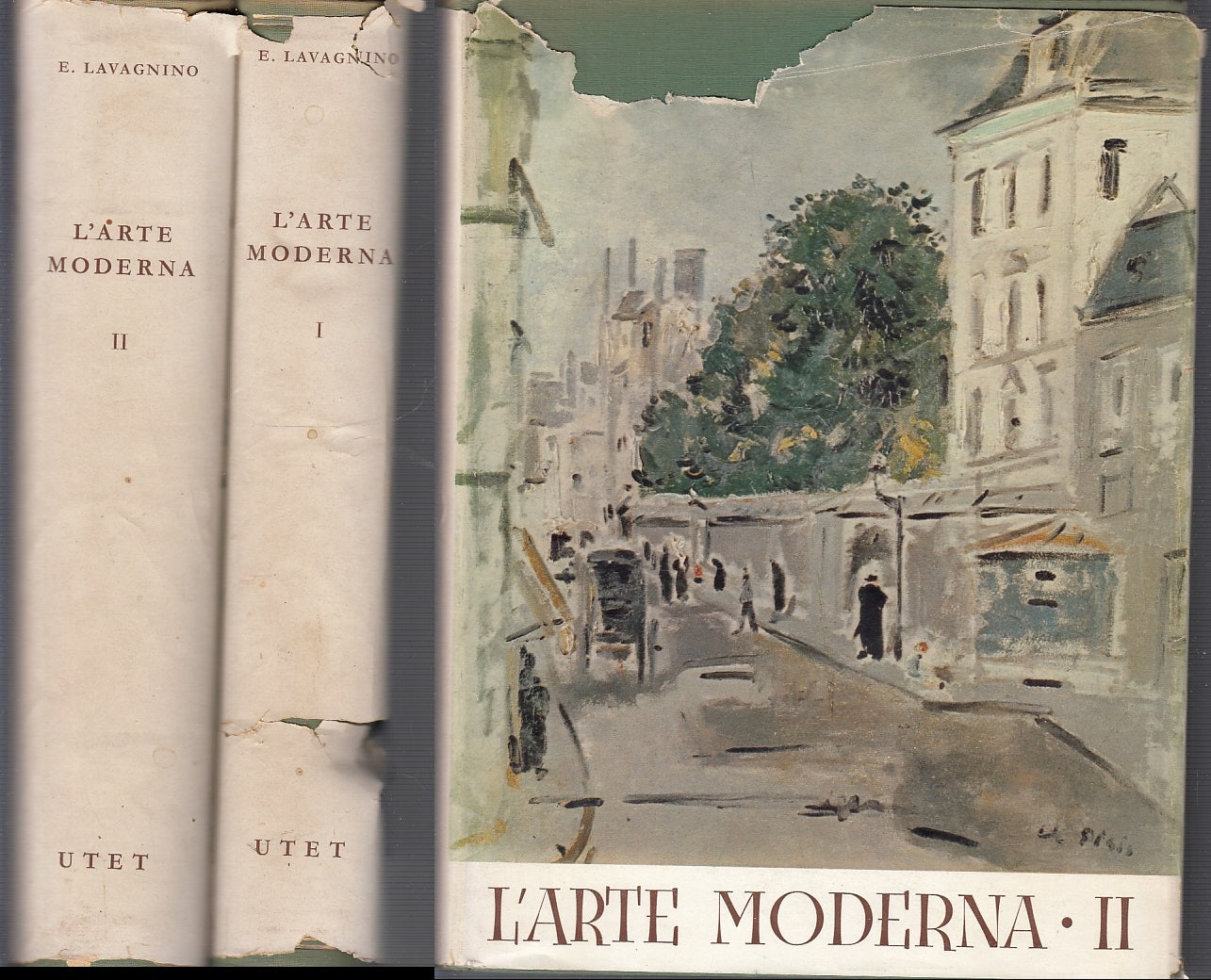 LT- L'ARTE MODERNA 2 VOLUMI NEOCLASSICI - LAVAGNINO - UTET --- 1956- CS- ZFS555
