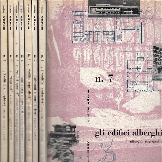 LR- RIVISTA ARCHITETTURA QUADERNI VITRUM 1/7 - PAOLI - CISAV --- 1960- B- ZFS712