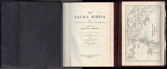 LD- LA BIBBIA ANTICO NUOVO TESTAMENTO - GIOVANNI DIODATI ---- 1950- C- XFS41
