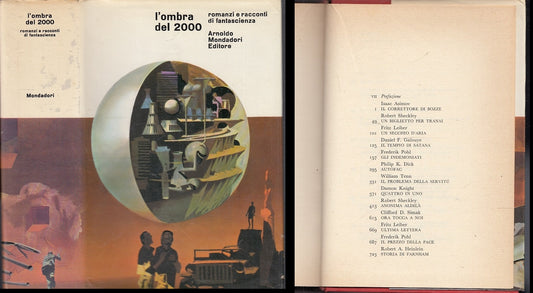 LF- L'OMBRA DEL 2000 FANTASCIENZA -- MONDADORI- OMNIBUS- 1a ED.- 1965- CS- XFS25