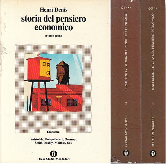 LS- STORIA PENSIERO ECONOMICO 2 VOLL - DENIS - MONDADORI --- 1973 - B - YFS94