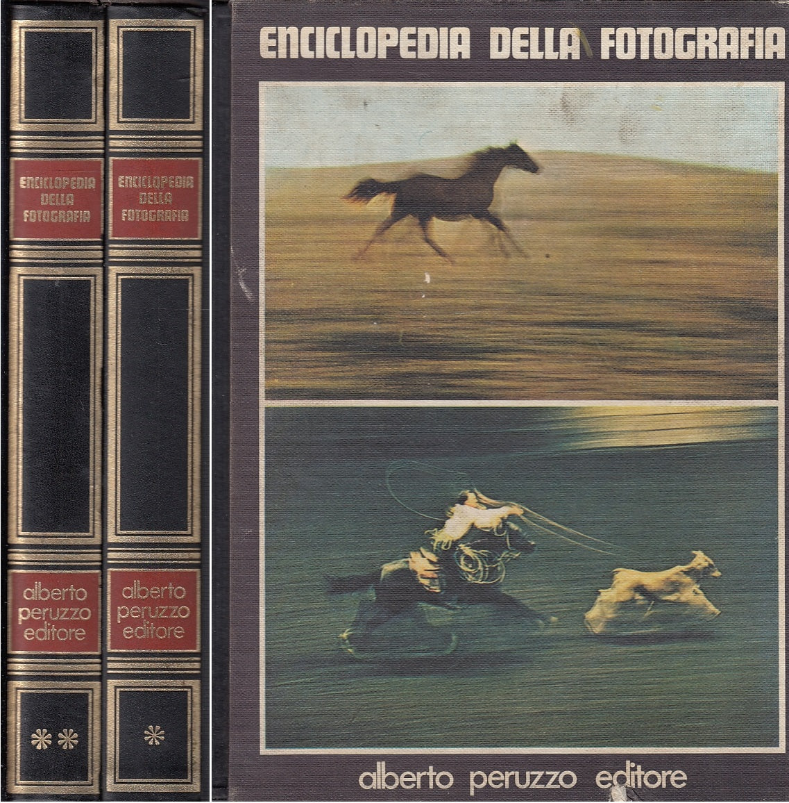 LZ- ENCICLOPEDIA DELLA FOTOGRAFIA COFANETTO 2 VOLUMI-- PERUZZO--- 1970- C-ZFS723