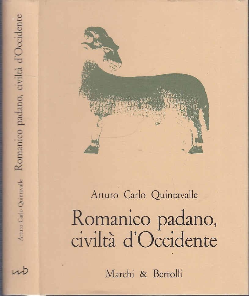 LT- ROMANICO PADANO CIVILTA' D'OCCIDENTE- QUINTAVALLE - MARCHI--- 1969- CS-XFS45