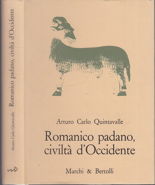 LT- ROMANICO PADANO CIVILTA' D'OCCIDENTE- QUINTAVALLE - MARCHI--- 1969- CS-XFS45