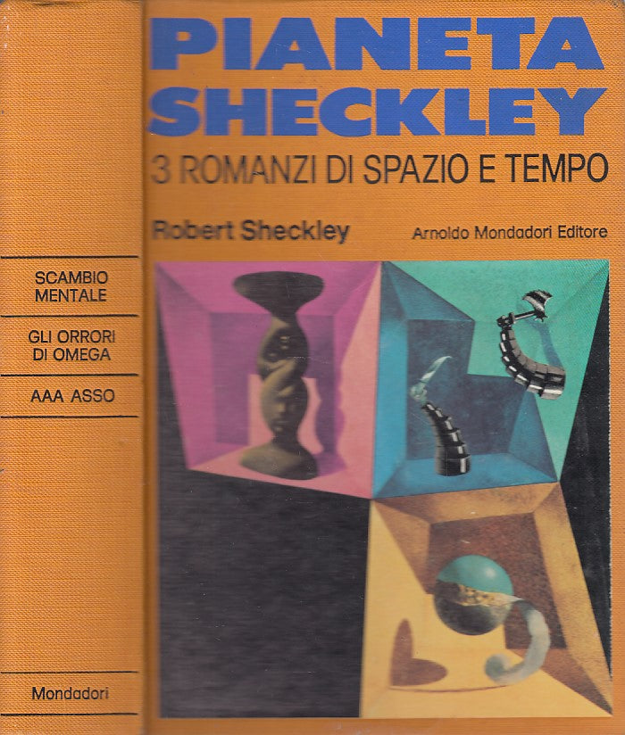 LN- PIANETA SHECKLEY 3 ROOMANZI SPAZIO E TEMPO-- MONDADORI --- 1976 - C - ZFS448