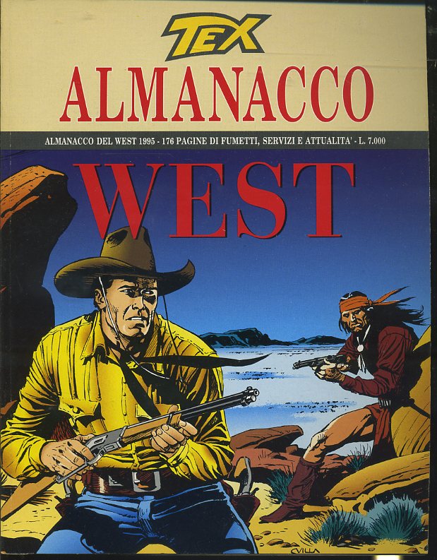 FB- TEX ALMANACCO DEL WEST 1995 OTTIMO/EDICOLA -- BONELLI - 1995 - B- QBX