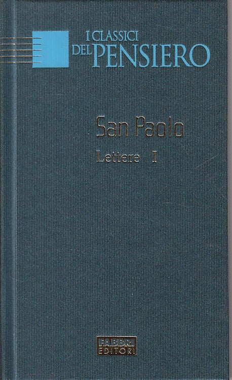 LS- LETTERE VOL.1 AUTENTICHE - SAN PAOLO - FABBRI - PENSIERO-- 2004 - C - ZFS471