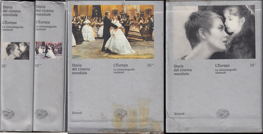 LS- STORIA DEL CINEMA MONDIALE III 2 VOLUMI EUROPA-- EINAUDI--- 2000- CS- YFS137