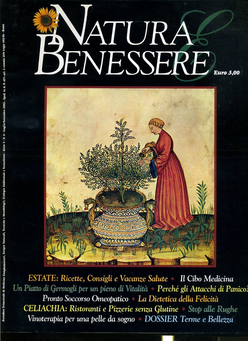 LR- NATURA E BENESSERE ANNO 3 N.6 PERIODICO TERAPIE NATURALI---- 2002- B-YFS137