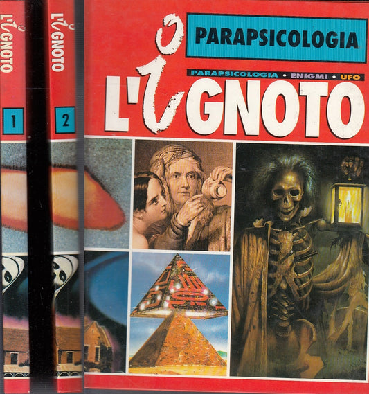 LZ- L'IGNOTO PARAPSICOLOGIA 2 VOLUMI ENIGMI UFO-- HOBBY WORK--- 1992- CS- YFS442
