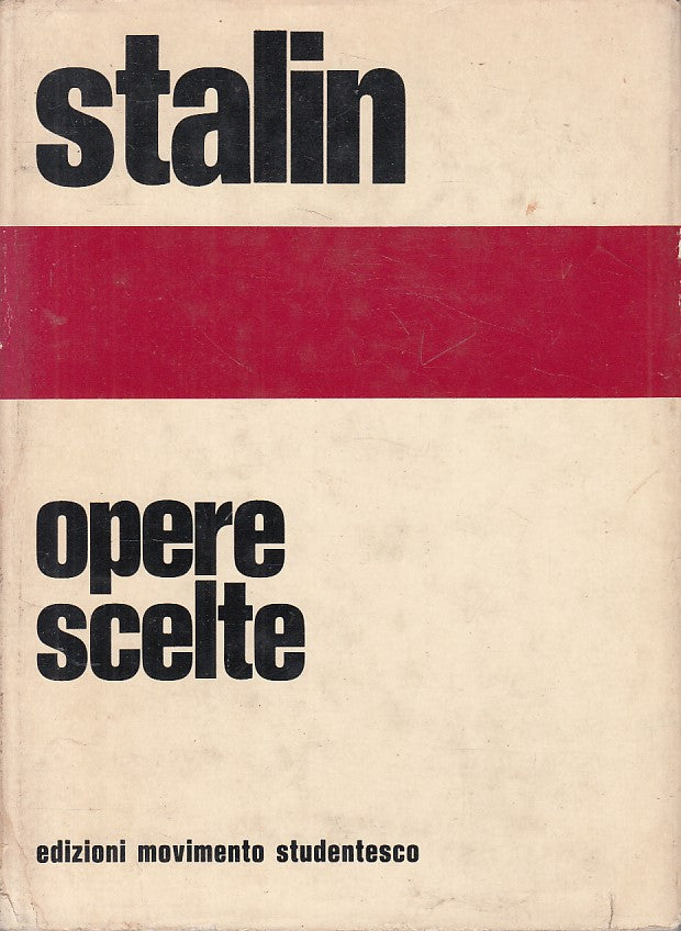 LS- OPERE SCELTE - LENIN - MOVIMENTO STUDENTESCO --- 1973 - CS - YFS427