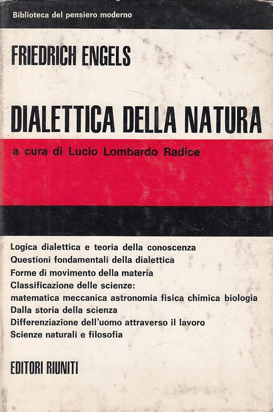 LS- DIALETTICA DELLA NATURA - ENGELS - RIUNITI - PENSIERO -- 1971 - CS - ZFS433