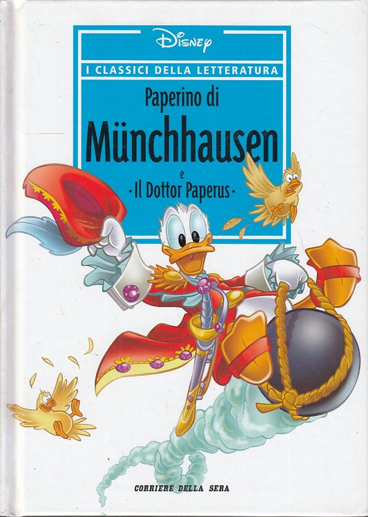FD- CLASSICI DELLA LETTERATURA 10 PAPERINO DI MUNCHHAUSEN- DISNEY CORRIERE-C-H24