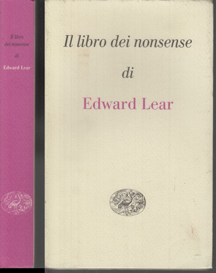 LN- IL LIBRO DEI NONSENSE DI EDWARD LEAR -- EINAUDI -  MILLENNI-- 1970- B- XFS47