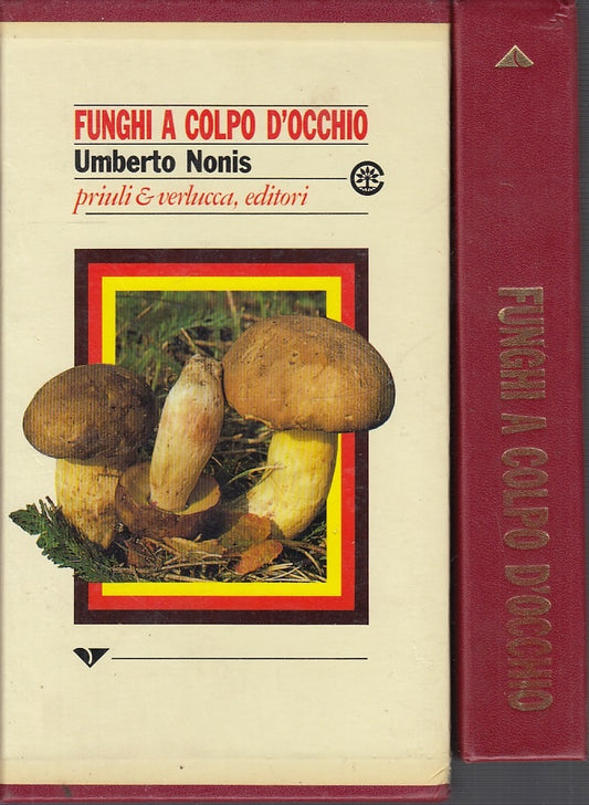 LZ- FUNGHI A COLPO D'OCCHIO - UMBERTO NONIS - PRIULI VERDUCCA--- 1987- C- YFS168