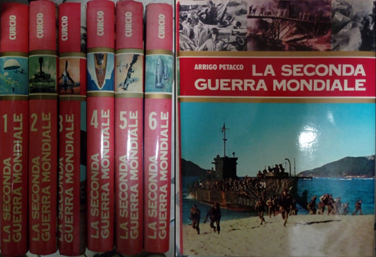 LZ- LA SECONDA GUERRA MONDIALE VOLUMI 1/6 - PETACCO - CURCIO--- 1979- CS- YFS999
