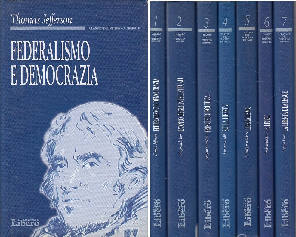 LS- I CLASSICI DEL PENSIERO LIBERALE 7 VOLUMI -- LIBERO --- 2005 - CS - YFS175