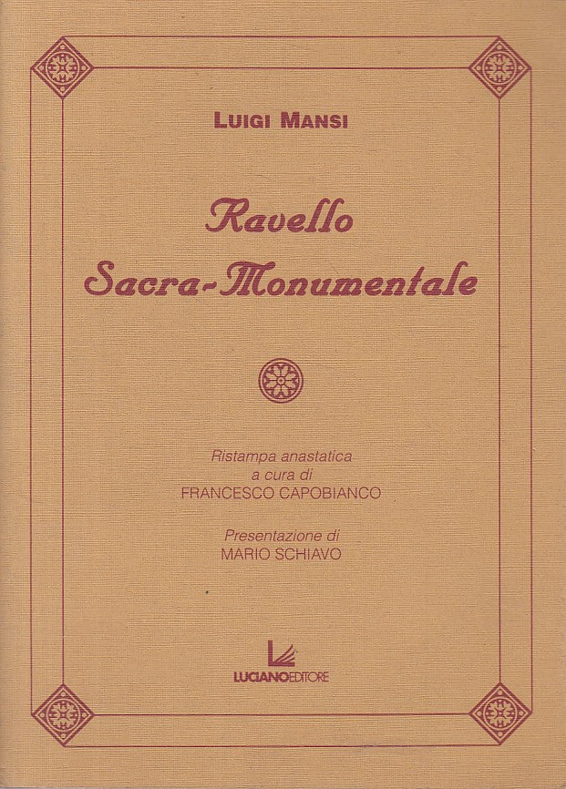LS- RAVELLO SACRA MONUMENTALE - LUIGI MANSI - LUCIANO --- 1995 - B - YFS9