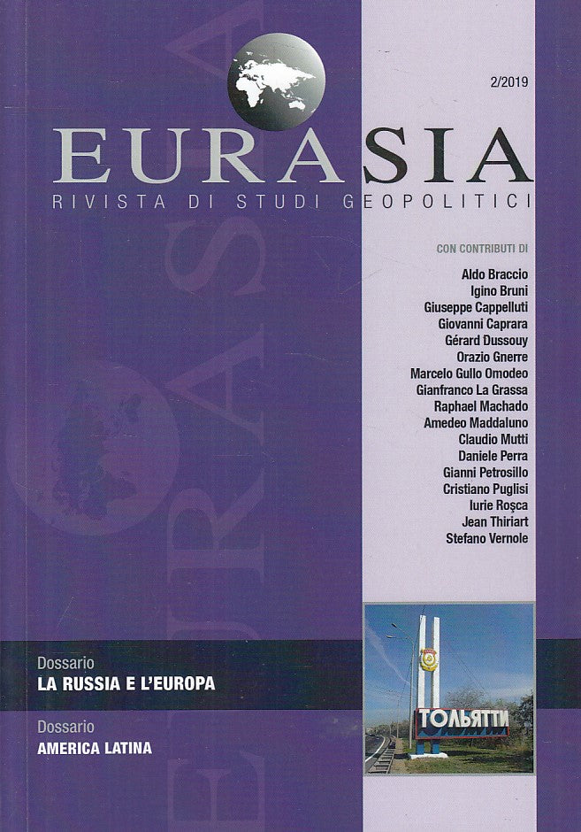 LS- EURASIA XVI DOSSAIO RUSSIA EUROPA AMERICA-- INSEGNA VELTRO--- 2019- B- ZFS12