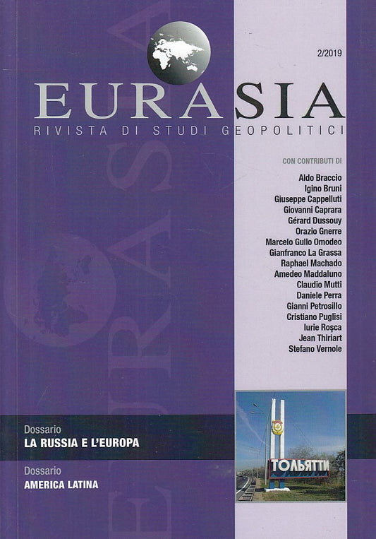 LS- EURASIA XVI DOSSAIO RUSSIA EUROPA AMERICA-- INSEGNA VELTRO--- 2019- B- ZFS12