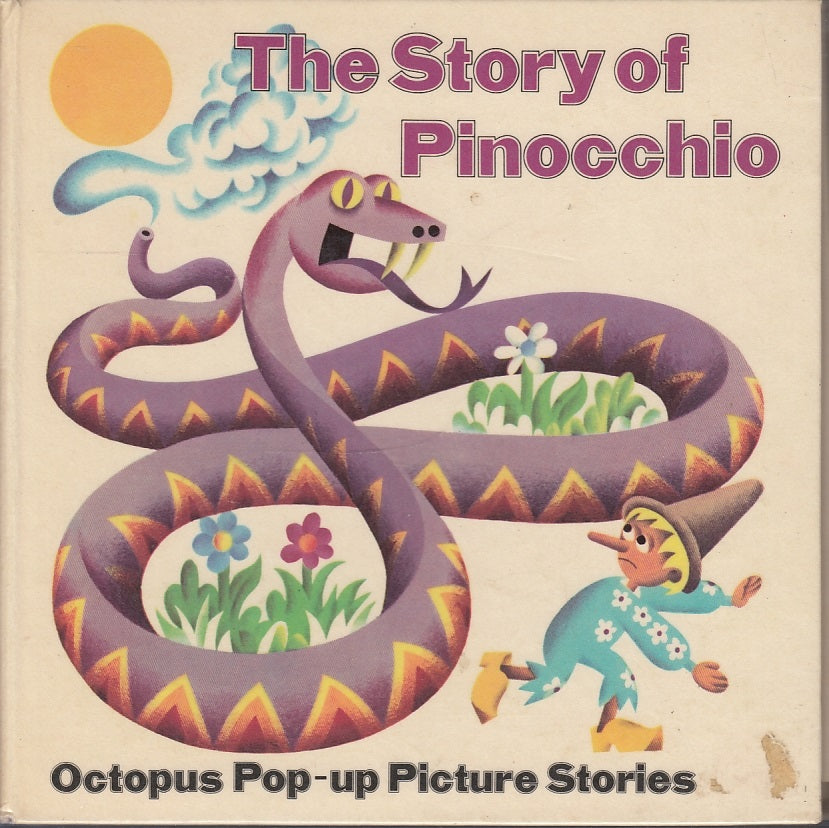 LB- THE STORY OF PINOCCHIO POP-UP - COLLODI - OCTOPUS --- 1991- C- RGZ