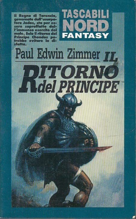LF- RITORNO DEL PRINCIPE - PAUL ZIMMER - TASCABILI NORD FANTASY--- 1992- B- YFS