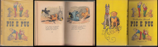LB- PIC E PUC ILLUSTRATO - WILHELM BUSCH - LONGANESI ---- 1947- CS- XFS47