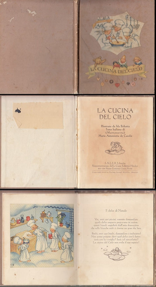 LB- LA CUCINA DEL CIELO - MATTONELLA BOHATTA - HERDER --- 1933- C- XFS47