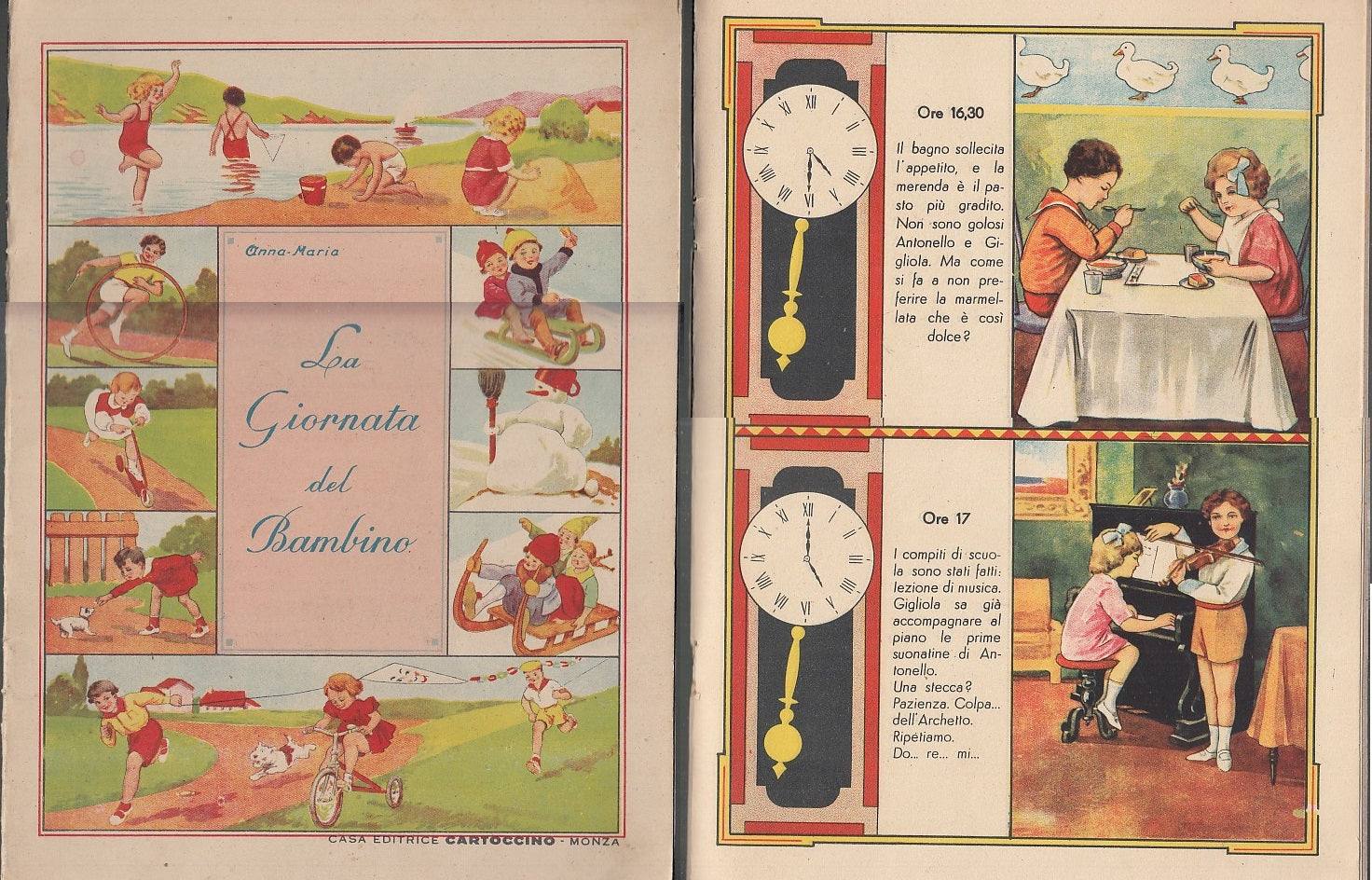LB- LA GIORNATA DEL BAMBINO - ANNA MARIA - CARTOCCINO --- 1950- S- XFS47