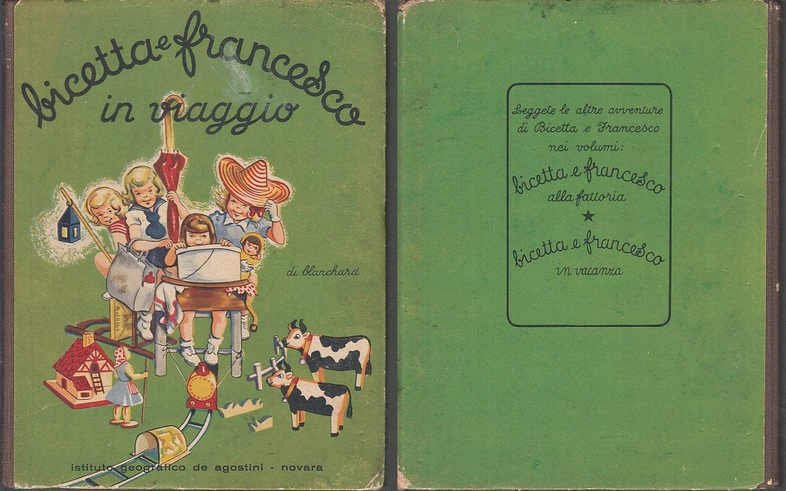 LB- BICETTA E FRANCESCO IN VIAGGIO - BLANCHARD - DeAGOSTINI --- 1951 - C - XFS52