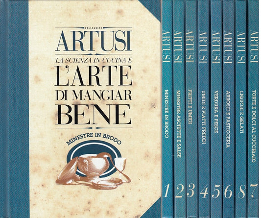 LK- SCIENZA IN CUCINA ARTE MANGIA BENE 7 VOL- ARTUSI- ESSELUNGA--- 1991- C- ZFS8