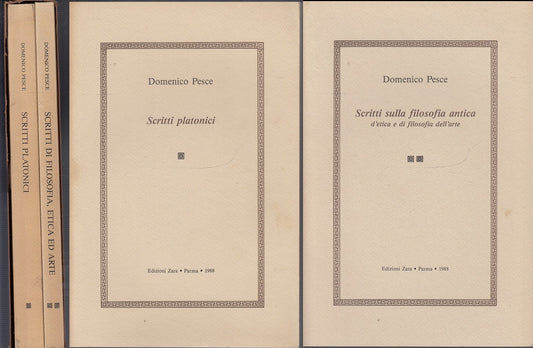 LS- SCRITTI SULLA FILOSOFIA ANTICA PLATONICI- PESCE- ZARA PARMA--- 1988- B-XFS50