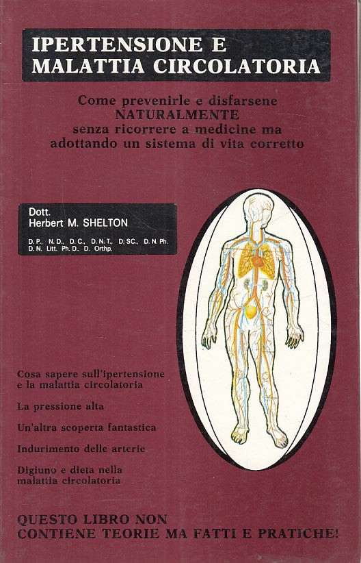 LZ- IPERTENSIONE E MALATTIA CIRCOLATORIA -- IGIENE NATURALE--- 1987 - B - YFS319