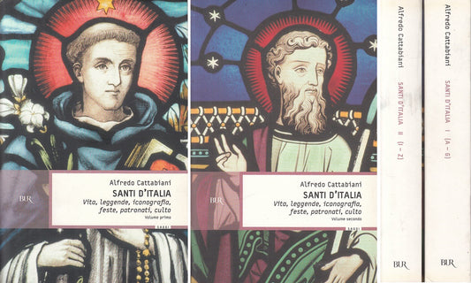 LD- SANTI D'ITALIA 2 VOLUMI - CATTABIANI - RIZZOLI - SAGGI -- 2007 - B - ZFS450