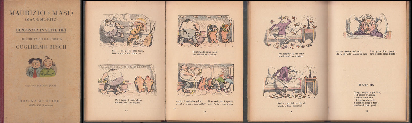 LB- MAURIZIO E MASO - GUGLIELMO BUSCH - BRAUN & SCHNEIDER --- 1927 - C - XFS58