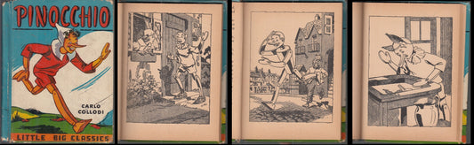 LB- PINOCCHIO ADVENTURES PUPPET - COLLODI NICHOLAS - McLOUGHLIN-- 1938- C- XFS38