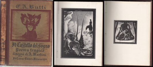LB- IL CASTELLO DEL SOGNO POEMA - BUTTI MARTINI - F.LLI TREVES--- 1910- C- XFS58