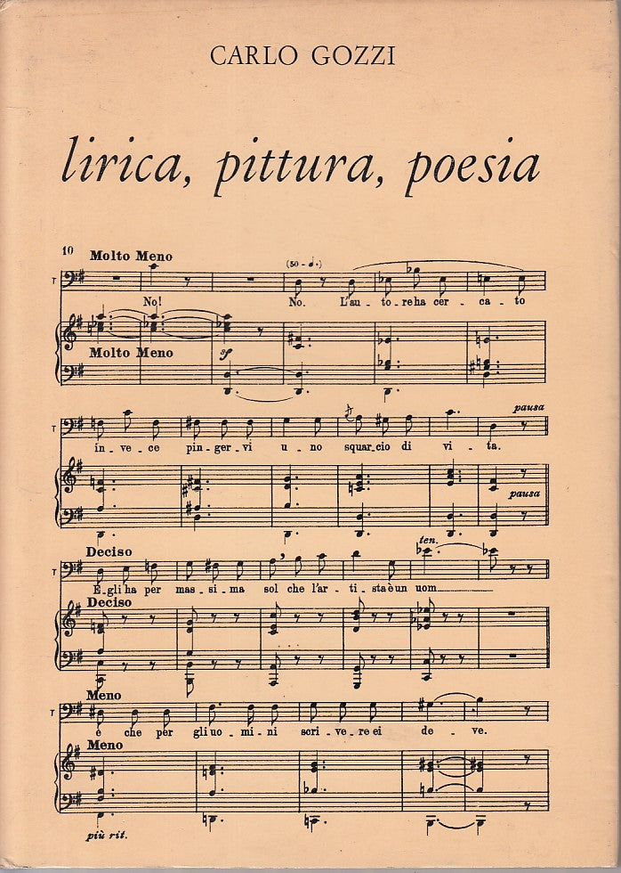 LZ- LIRICA, PITTURA, POESIA - CARLO GOZZI - ARTIOLI --- 1976 - CS - YFS276