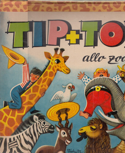 LB- TIP + TOP ALLO ZOO LIBRO POP-UP - KUBASTA - CINO DEL DUCA --- 1963- B- XFS28