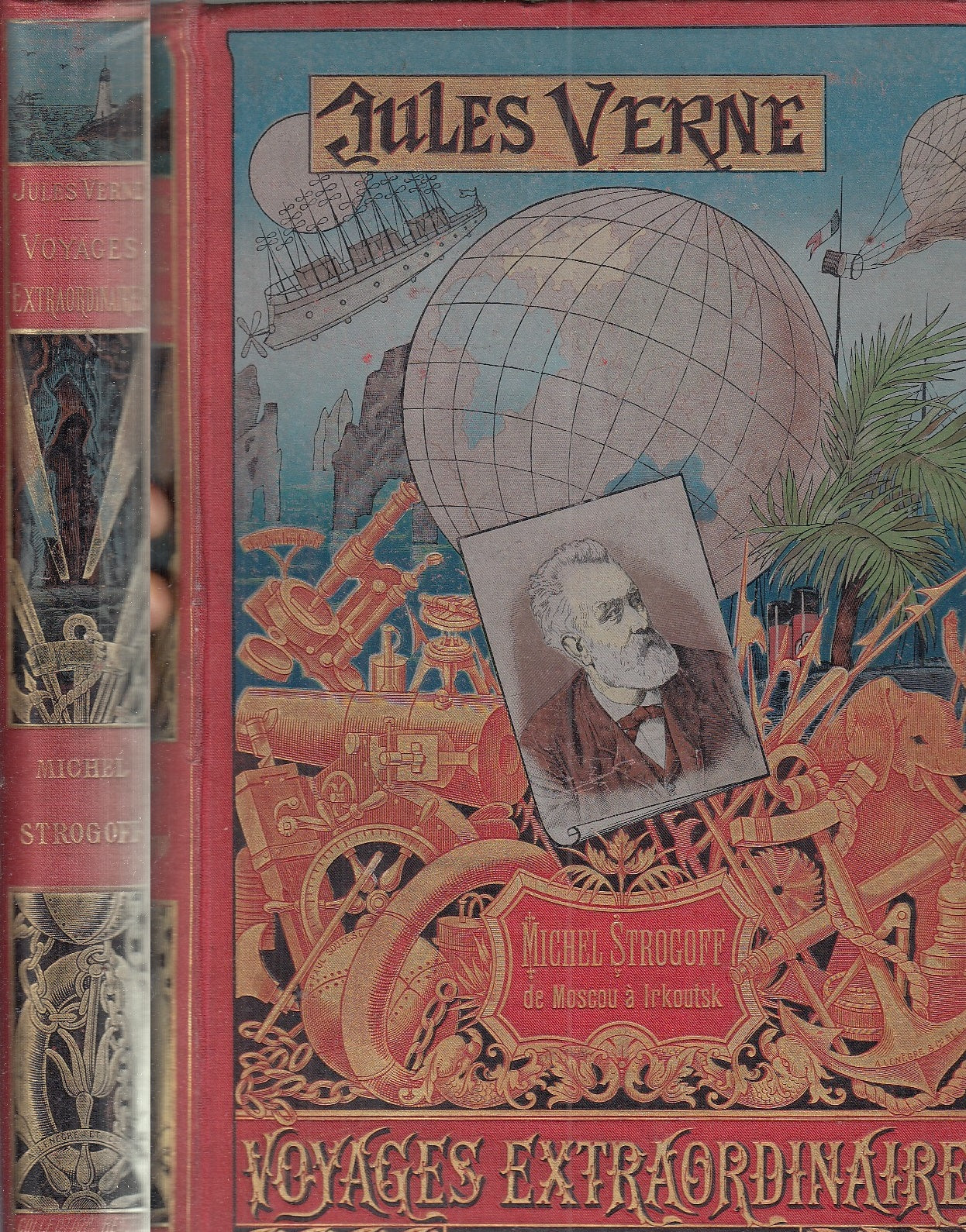 LB- MICHEL STROGOFF VOYAGES EXTRAORDINARIES - JULES VERNE ---- 1893 - C - XFS35