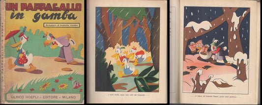LB- UN PAPPAGALLO IN GAMBA ILLUSTRATO - GIOBBE - ULRICO HOEPLI--- 1940- B- XFS28
